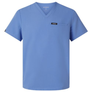 men's platt 3 pocket scrub v neck top