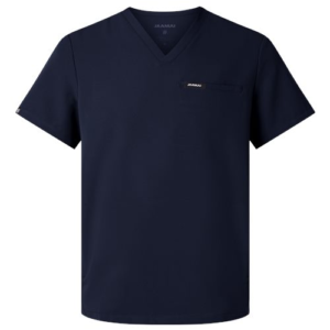 men's platt 3 pocket scrub v neck top