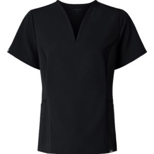 women's calix fit & flare scrub v neck top