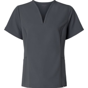 women's calix fit & flare scrub v neck top