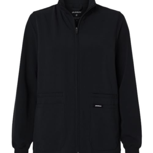 women's ceri essential full zip 6 pocket scrub jacket