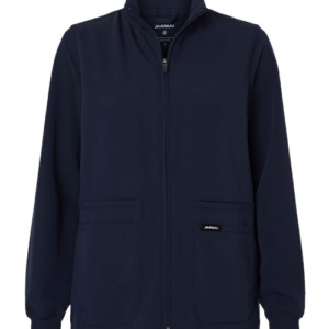 women's ceri essential full zip 6 pocket scrub jacket