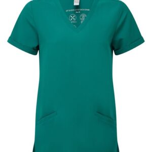 women's invincible v neck stretch scrub top