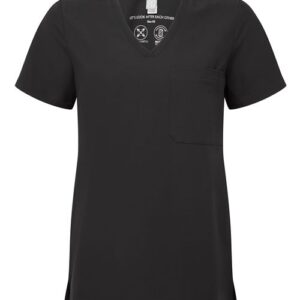 women's limitless v neck stretch scrub top