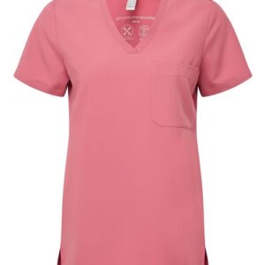 women's limitless v neck stretch scrub top