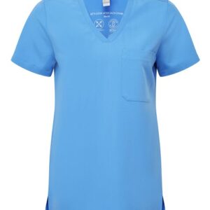 women's limitless v neck stretch scrub top