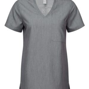 women's limitless v neck stretch scrub top