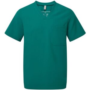 men's limitless v neck stretch scrub top