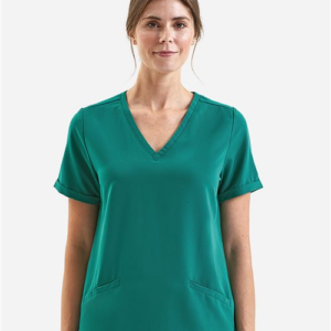 Women's Invincible V-Neck Stretch Scrub Top