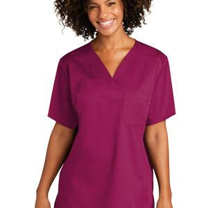 Wink Unisex WorkFlex Chest Pocket V-Neck Top WW3160