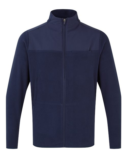 Men's Agility Panelled Fleece Full-Zip Jacket - Image 2
