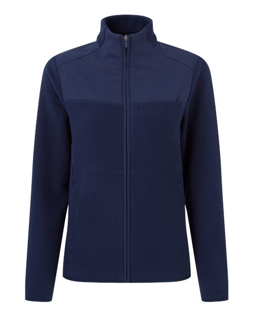 Women's Agility Panelled Fleece Full-Zip Jacket - Image 2