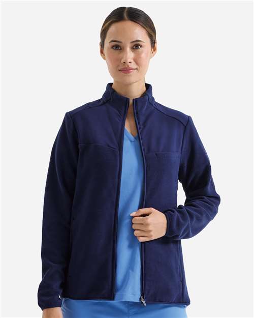 Women's Agility Panelled Fleece Full-Zip Jacket - Image 4