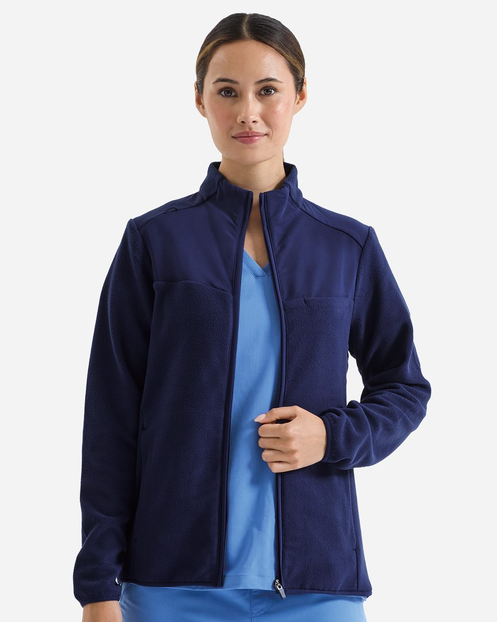 Women's Agility Panelled Fleece Full-Zip Jacket